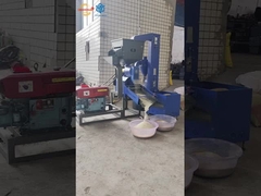 Máquina de molino de arroz comercial con motor diesel de 22 CV 800 kg por hora